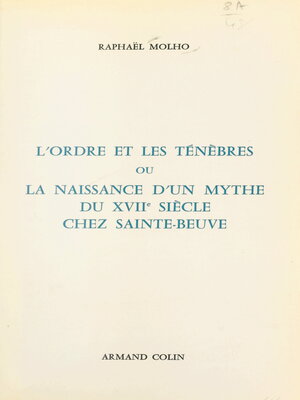 cover image of L'ordre et les ténèbres